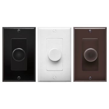 OSD Replacement Knob In-Wall Volume Control Decora Kits, White, Black, Brown for SVC Models